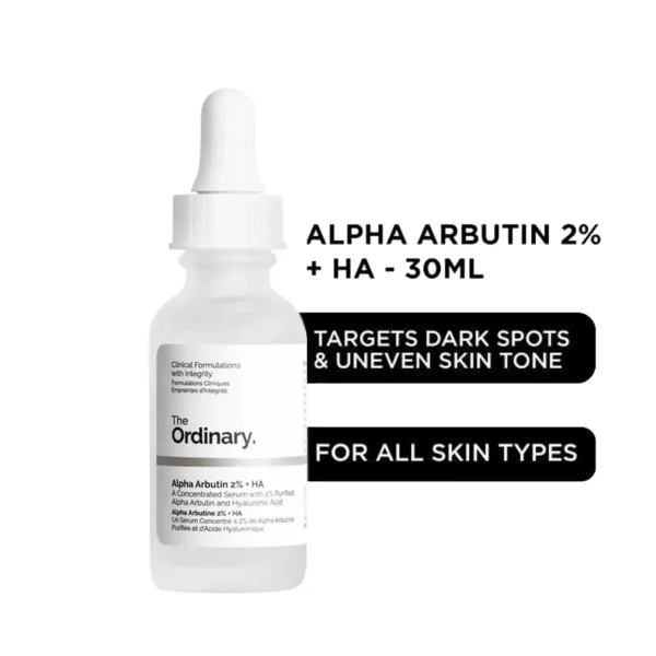 The Ordinary Alpha Arbutin 2% + HA Serum