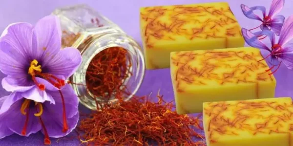 Saffron Goat Milk Handmade Soap-100 gm - Image 3