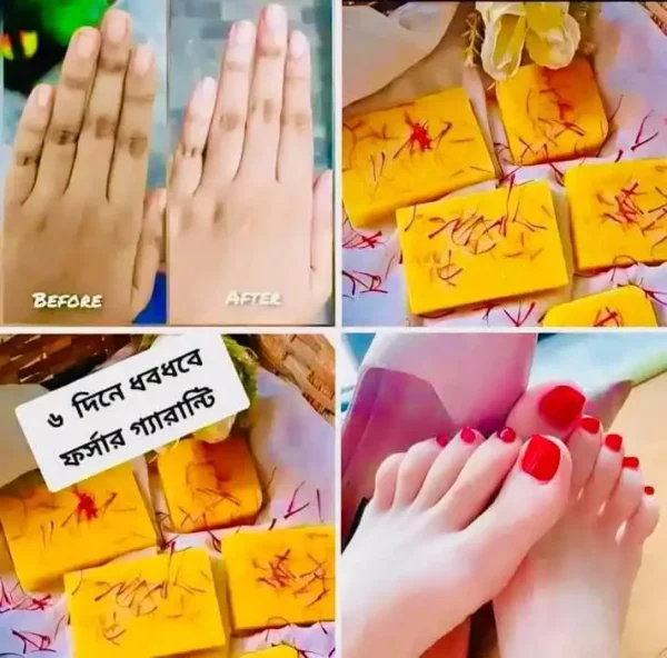 saffron soap